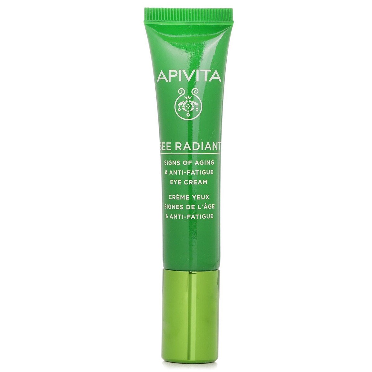 Apivita Bee Radiant Signs Of Aging Anti Fatigue Eye Cream White Peony Patented Propolis 15ml