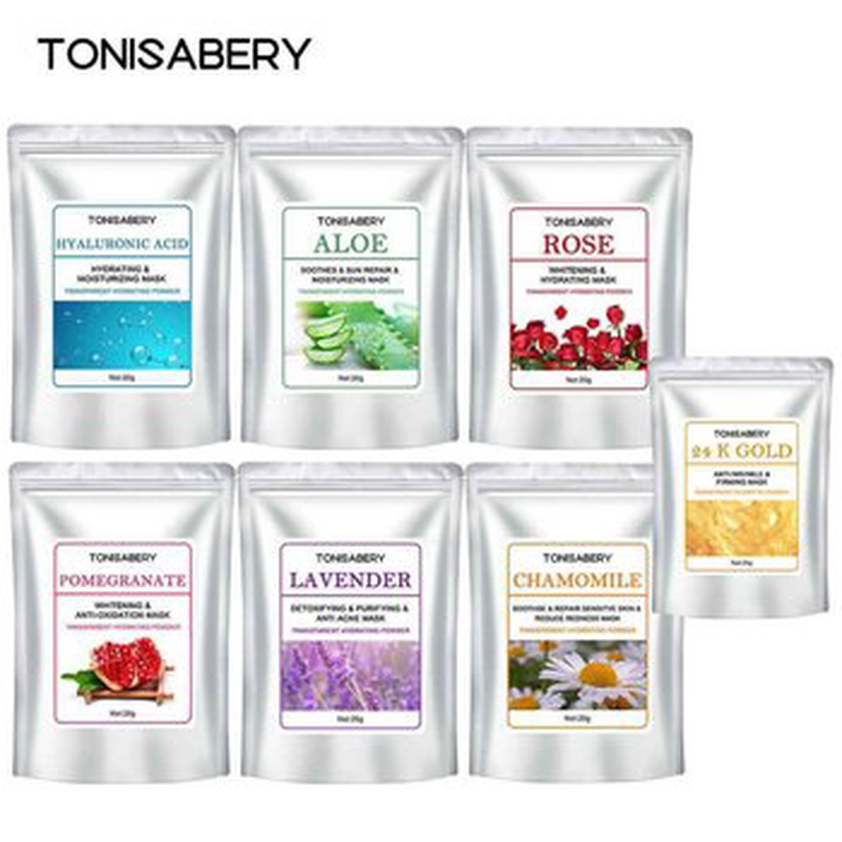 TONISABERY 3 pack TONISABERY 20g Soft Mask Powder Mask Powder Moisturizing Moisturizing Acne Exfoliating Mask Lavender