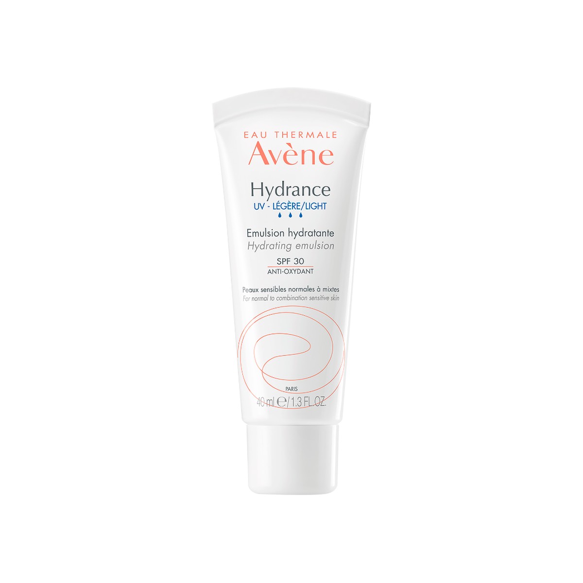 Avne Hydrance Light-UV Hydrating Emulsion SPF30 Moisturiser for Dehydrated Skin 40ml