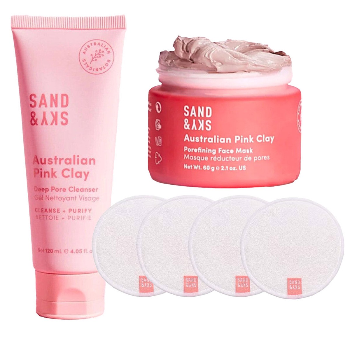 Sand Sky Australian Pink Clay Deep Pore Refining
