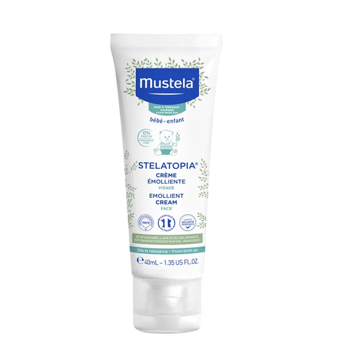 Mustela - Stelatopia Face Emollient Cream