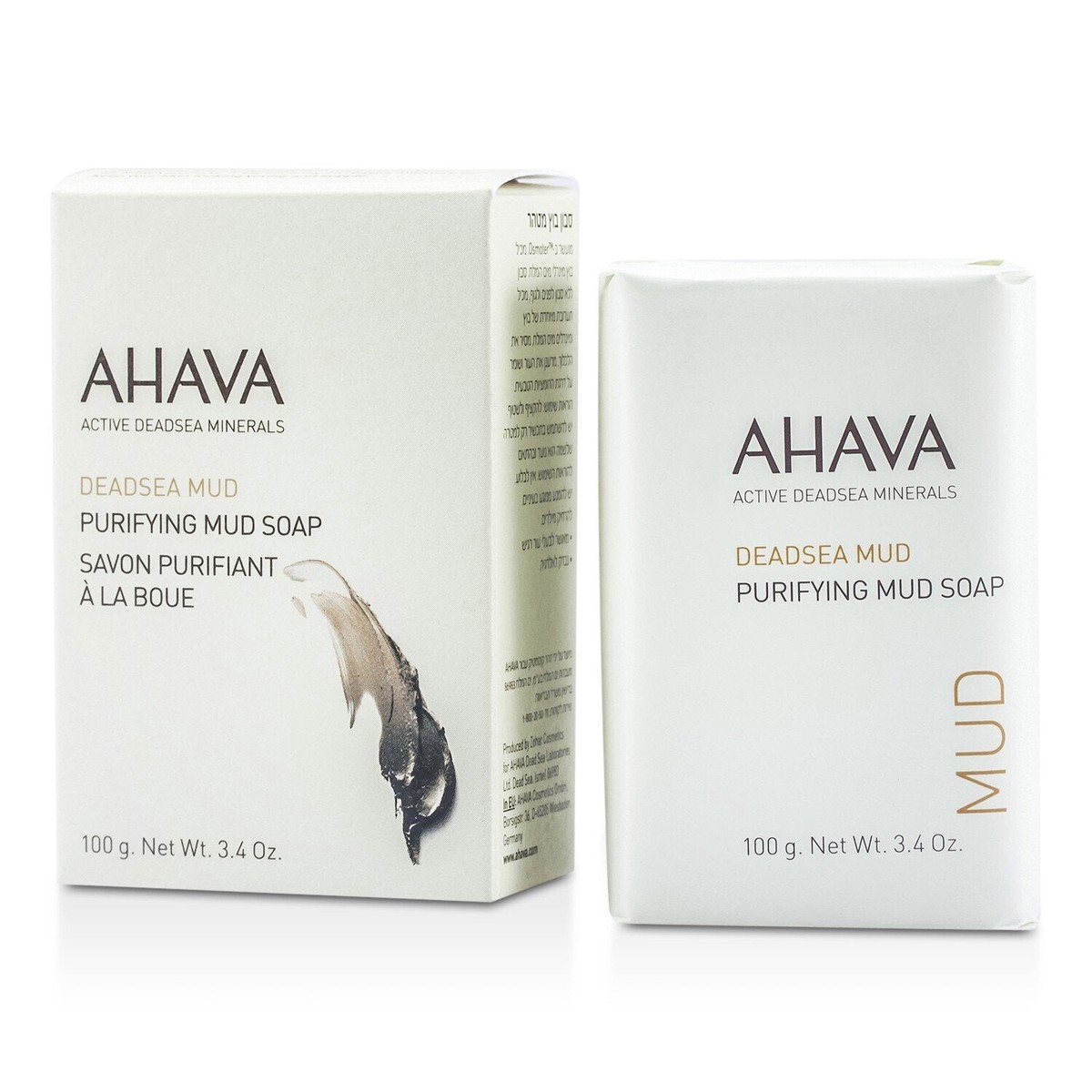 Ahava Deadsea Mud Purifying Mud Soap 100g34oz