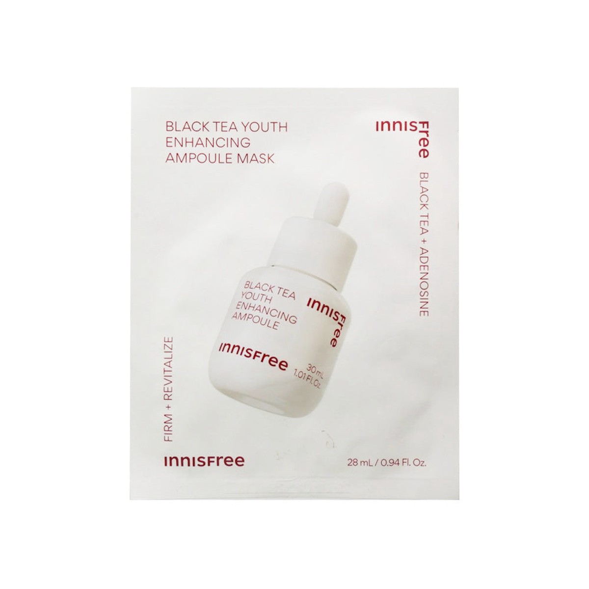 Innisfree Black Tea Youth Enhancing Ampoule Mask 28ml 5ea10ea