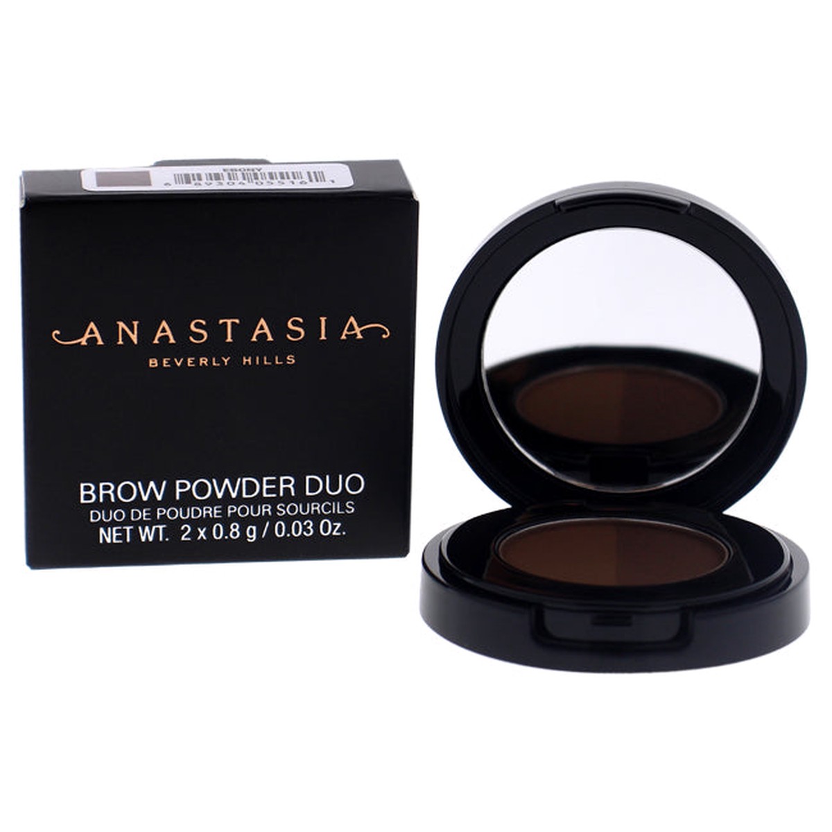Anastasia Beverly Hills Brow Powder Duo - Ebony by Anastasia Beverly Hills for Women - 003 oz Eyebrow
