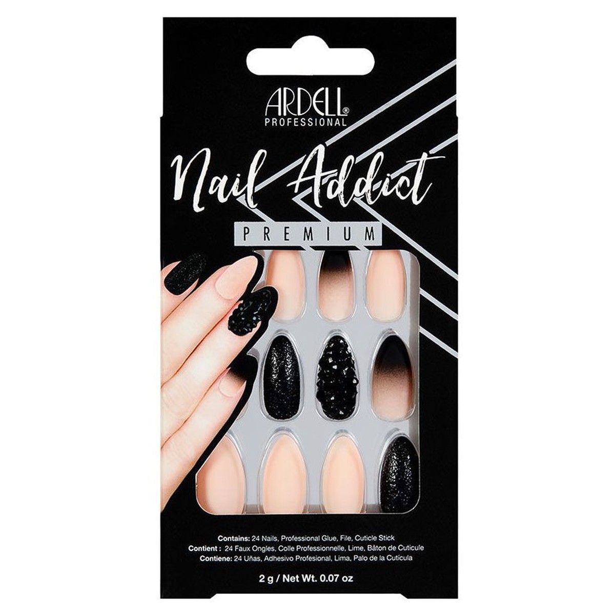 Ardell Nail Stud Pink Ombre - Stud Pink Ombre