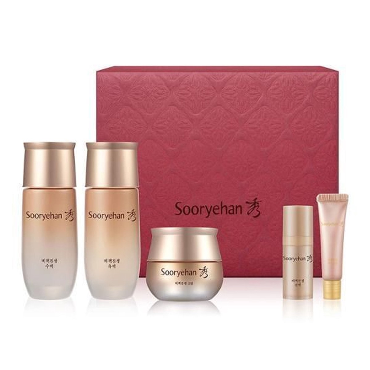 Sooryehan Bichaek Ginseng Smart 3-Piece Special Set (Toner 80ml Emulsion 80ml Cream 30ml)