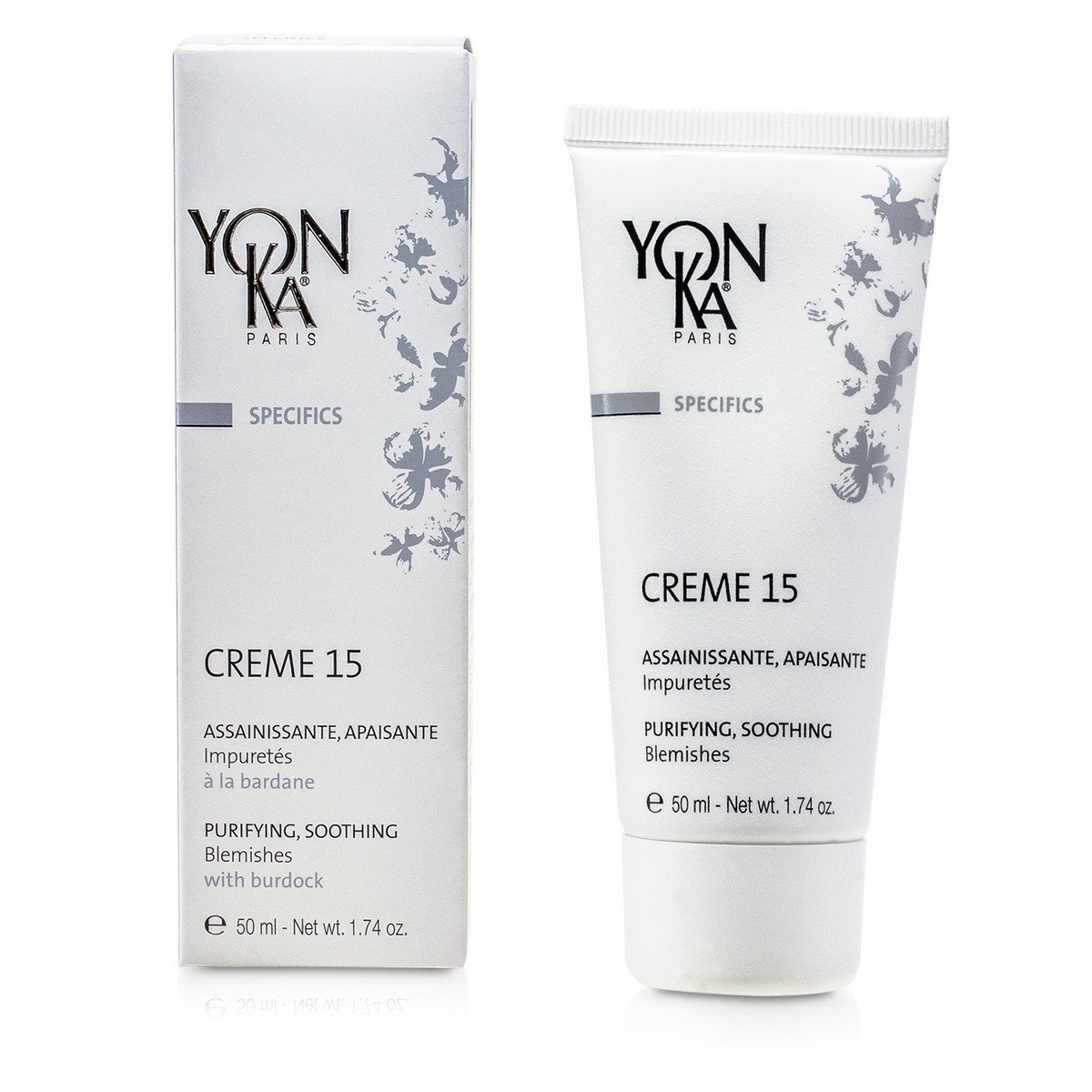Yonka Specifics Creme 15 With Burdock - Purifying Soothing (For Blemishes) 50ml174oz