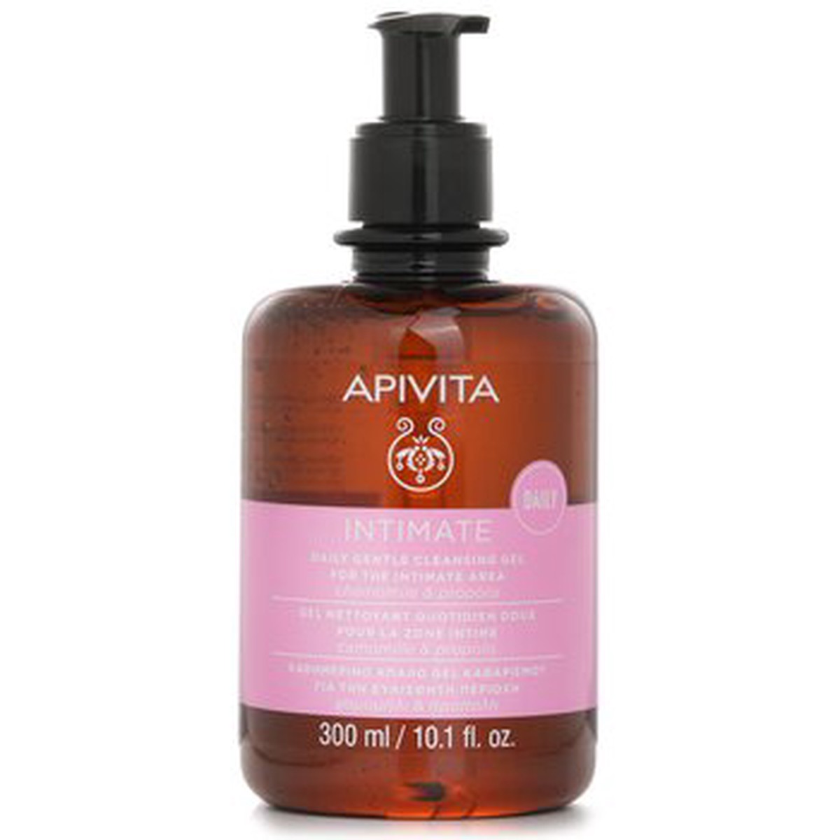 Apivita Intimate Daily Gentle Cleansing Gel For The Intimate Area Chamomile Propolis 300ml