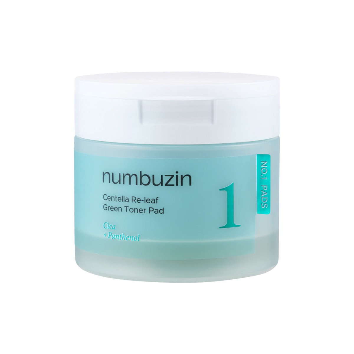 numbuzin No1 Centella Re-leaf Green Toner Pad 190ml (70 pads)
