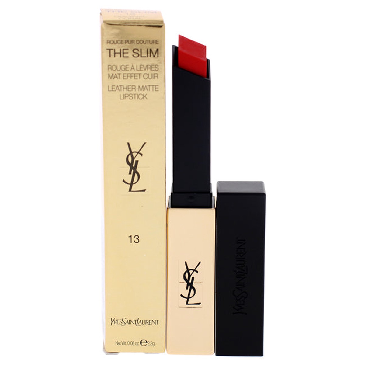 Yves Saint Laurent Rouge Pur Couture The Slim Matte Lipstick - 13 Original Coral by Yves Saint Laurent for Women - 008 oz Lipstick