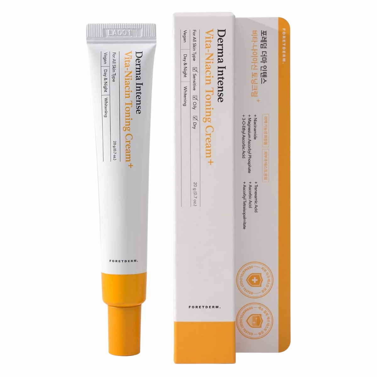 FORETDERM Derma Intense Vita-Niacin Toning Cream 20ml