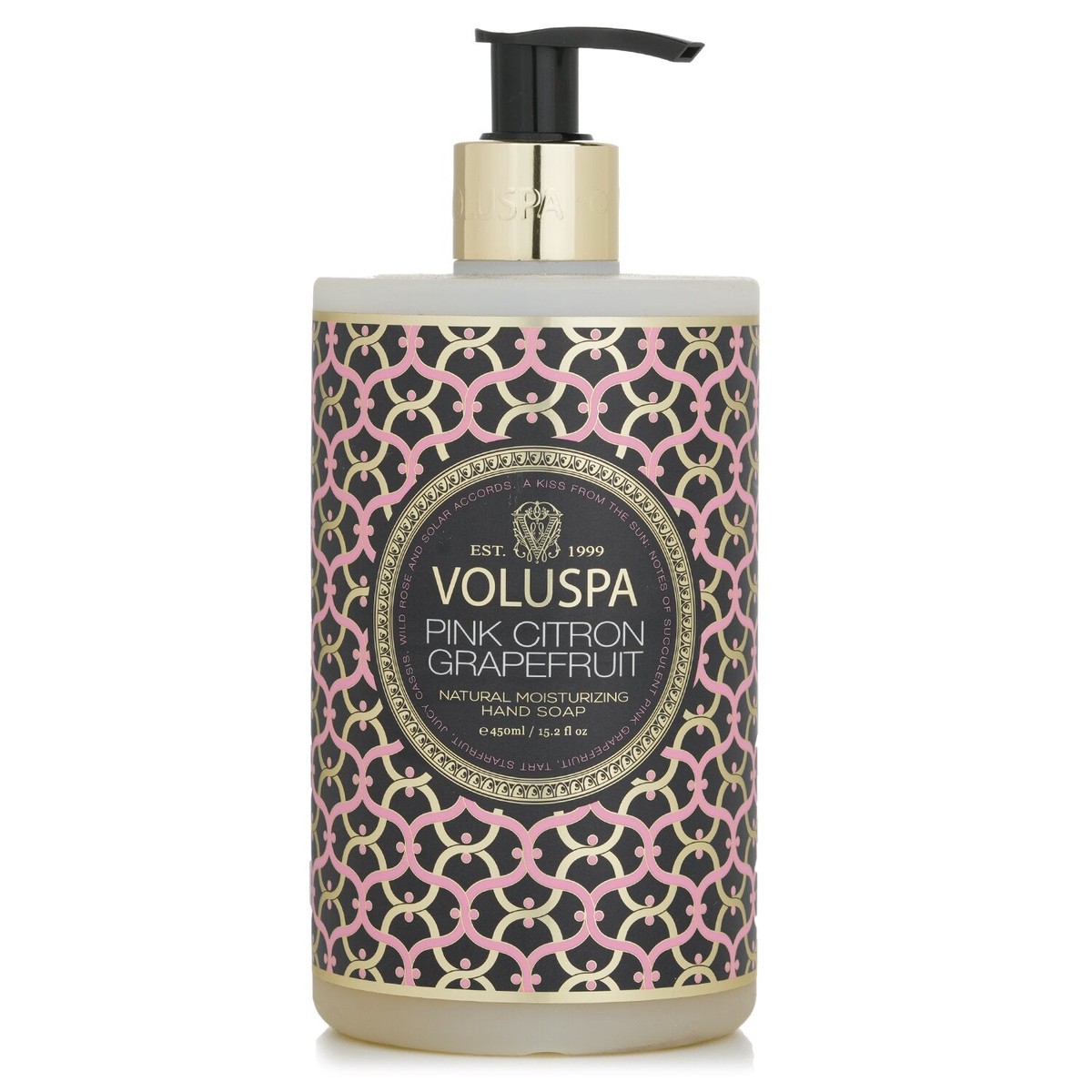 Voluspa Pink Citron Grapefruit Hand Soap - Ripe Citron Grapefruit Tart Cassis Subtle Rose 450ml152oz