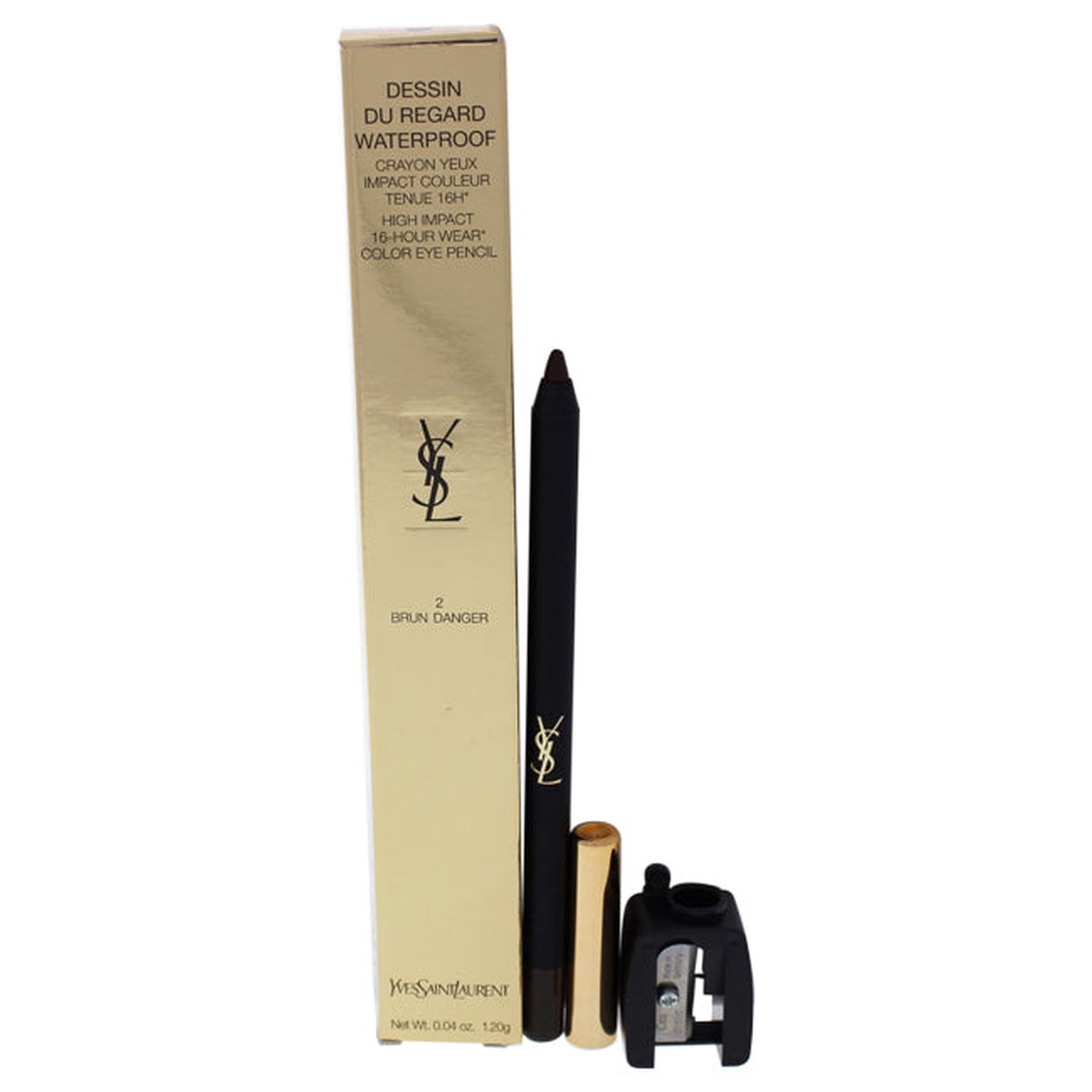 Yves Saint Laurent Dessin Du Regard Waterproof Eye Pencil - 2 Brun Danger by Yves Saint Laurent for Women - 004 oz Eye Pencil