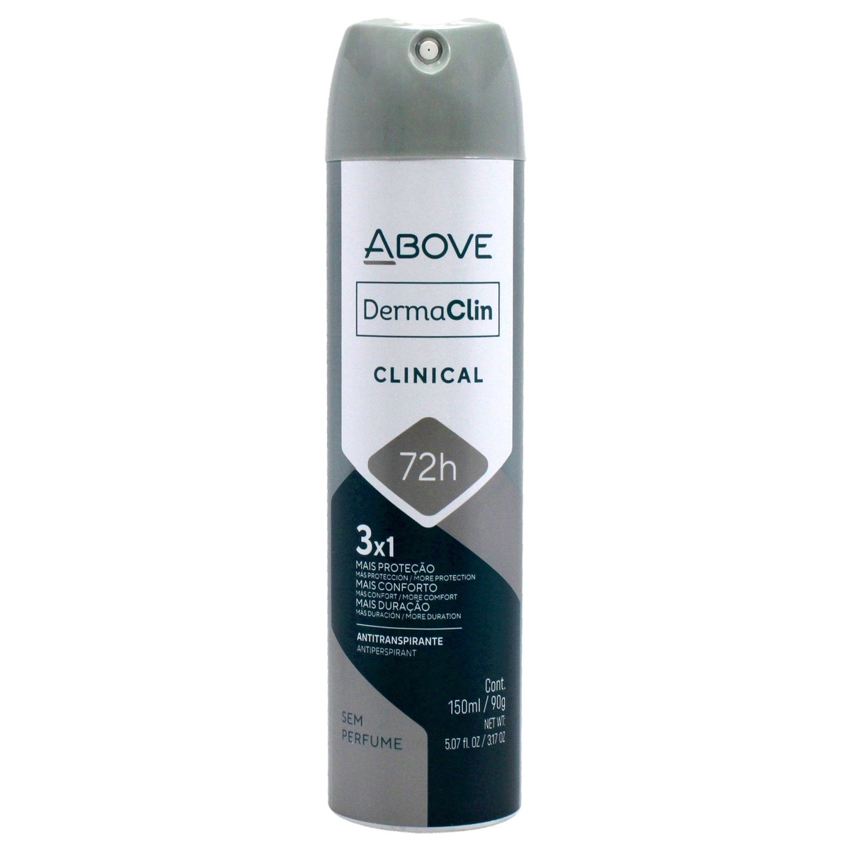 Above 72 Hours Antiperspirant Deodorant Sem Perfume - Derma Clinical by Above for Women - 317 oz Deodorant Spray