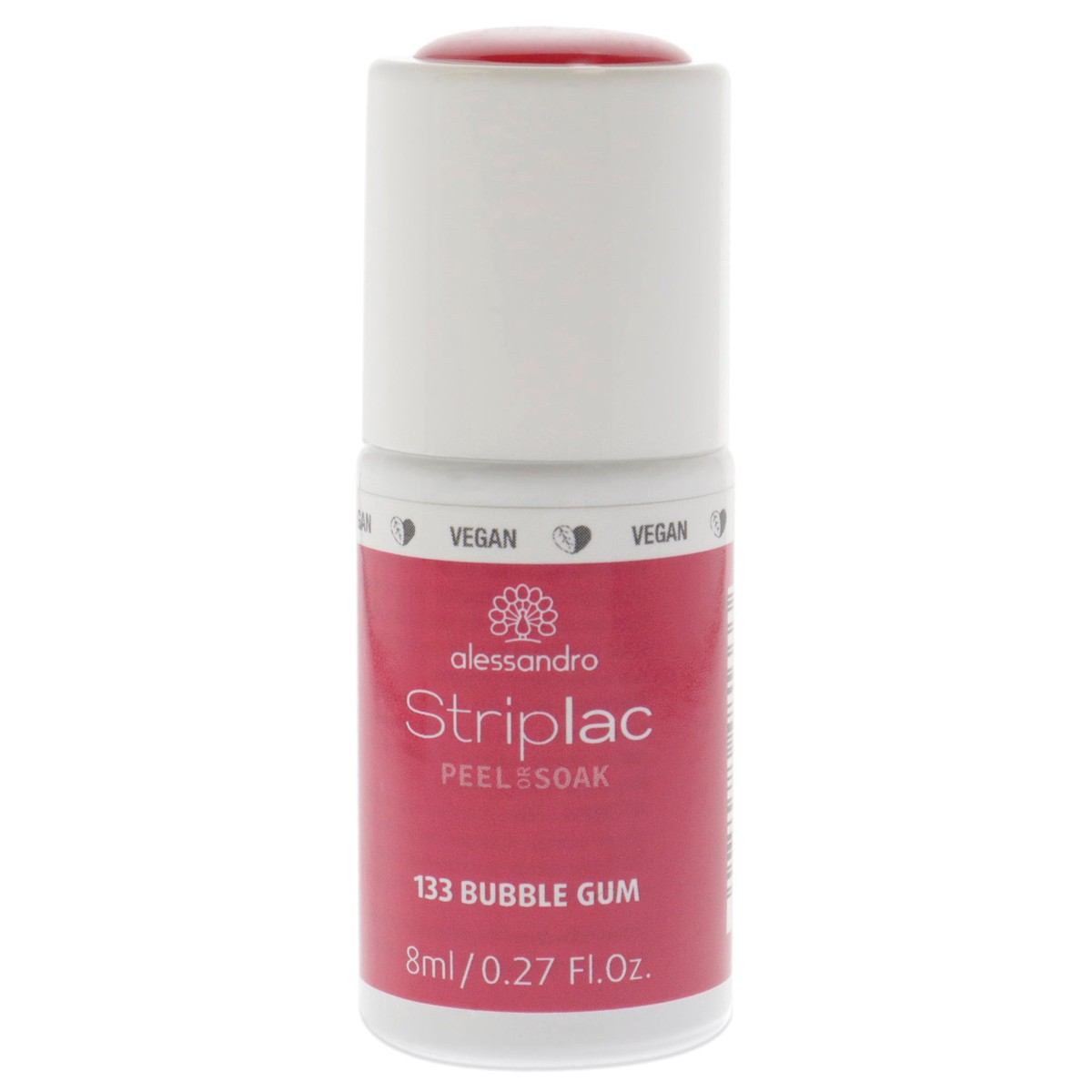 Alessandro Striplac Peel or Soak - 133 Bubble Gum by Alessandro for Women 027 oz Nail Polish