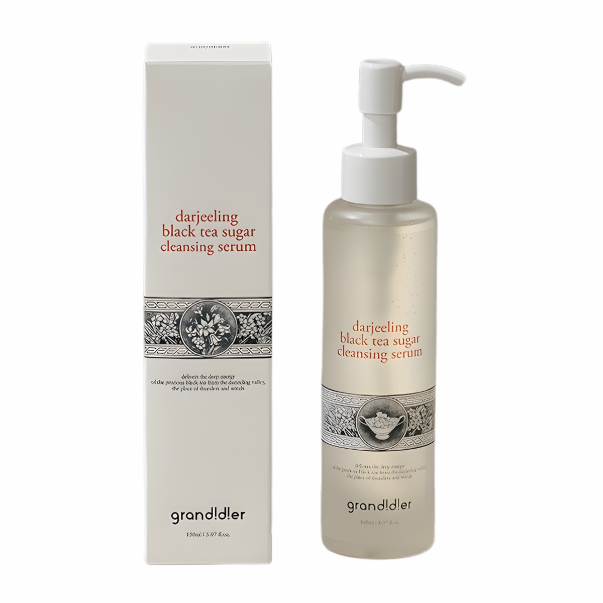 grandidier Dazzling Black Tea Sugar Cleansing Serum 150ml