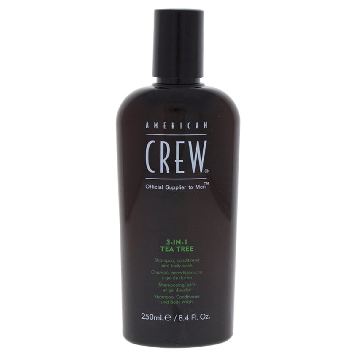 American Crew 3-In-1 Tea Tree Shampoo Conditioner Body Wash by American Crew for Men - 84 oz Shampoo Conditioner Body Wash