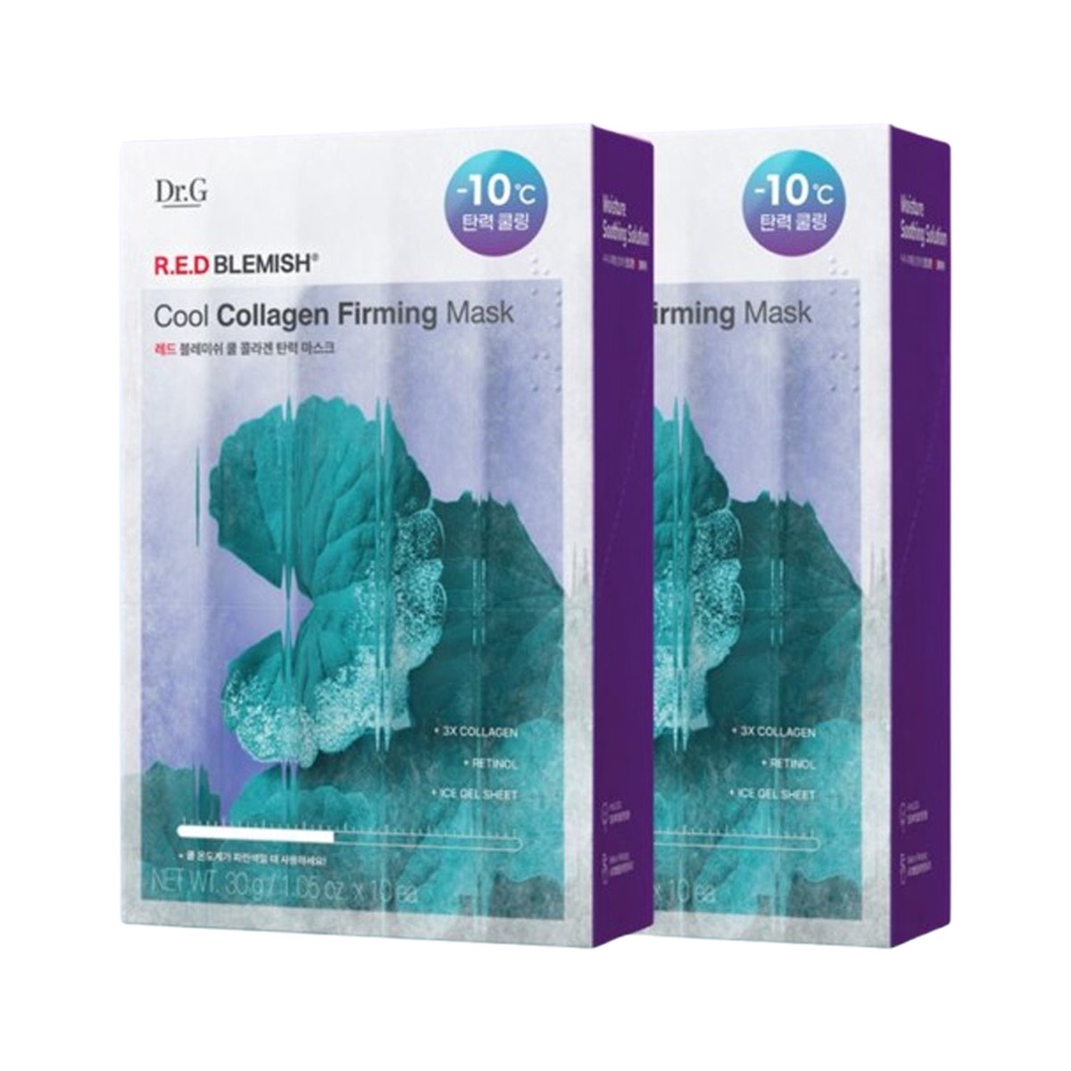 DrG Red Blemish Cool Collagen Firming Mask 30g (10 Sheets 10 Sheets)
