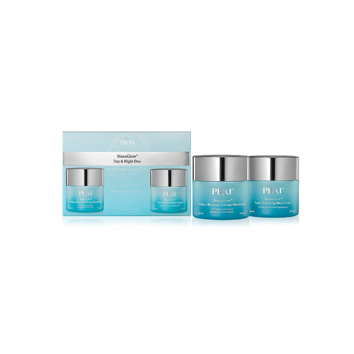 PRAIBeauty MenoGlow Day Night Duo 2 x 50ml - Damaged Box