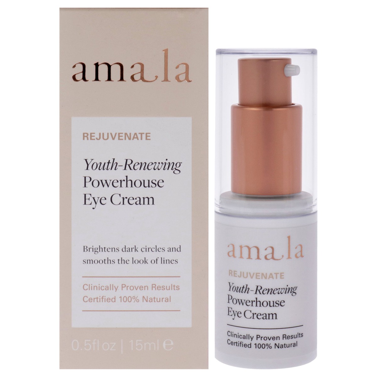 Amala Youth-Renewing Powerhouse Eye Cream by Amala for Women - 05 oz Cream