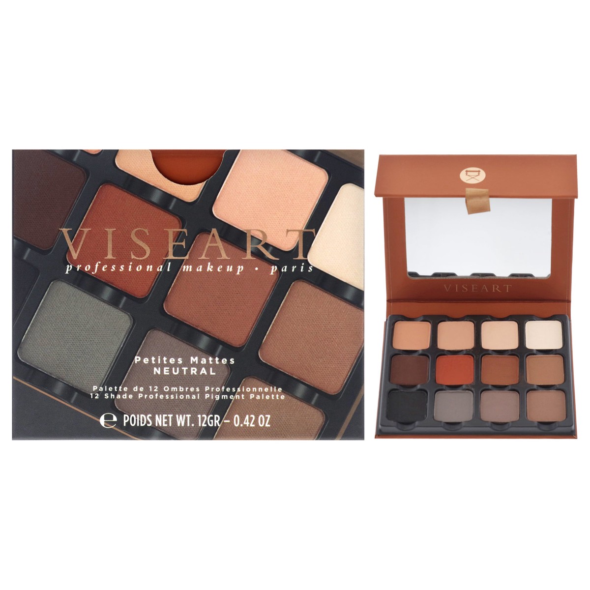 Viseart Paris Petites Mattes Eyeshadow Palette - Neutral by Viseart Paris for Women - 042 oz Eye Shadow