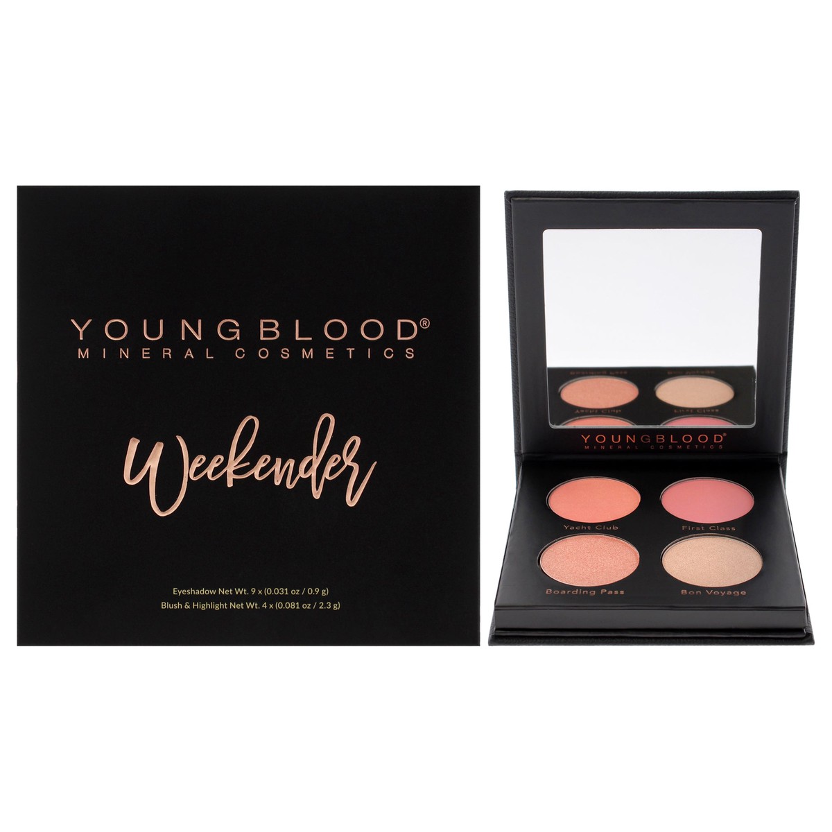 Youngblood Palette - Weekender by Youngblood for Women - 060 oz Makeup