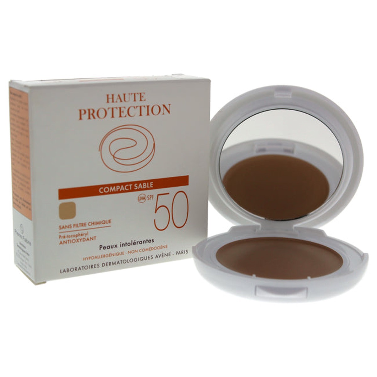 Avene High Protection Tinted Compact SPF 50 - Beige by Avene for Women - 035 oz Compact