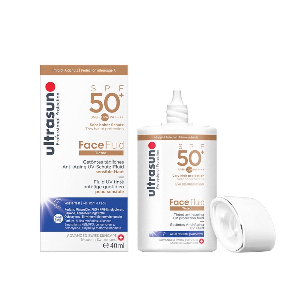 Ultrasun Face Fluid SPF 50 Tinted Honey