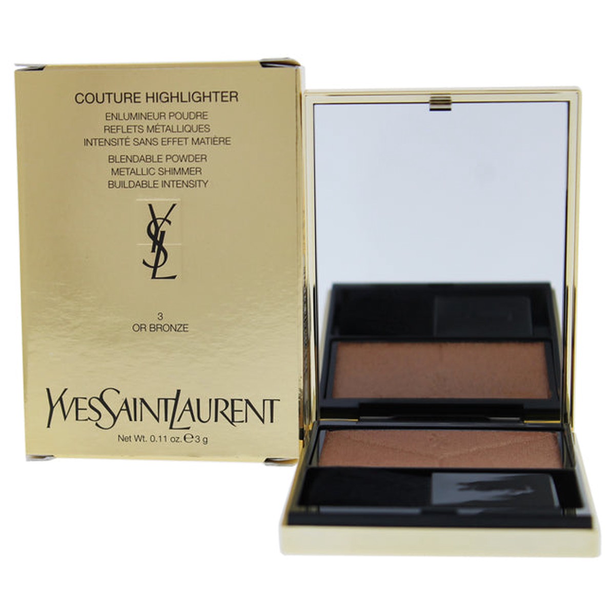 Yves Saint Laurent Couture Highlighter - 3 Or Bronze by Yves Saint Laurent for Women - 011 oz Highlighter