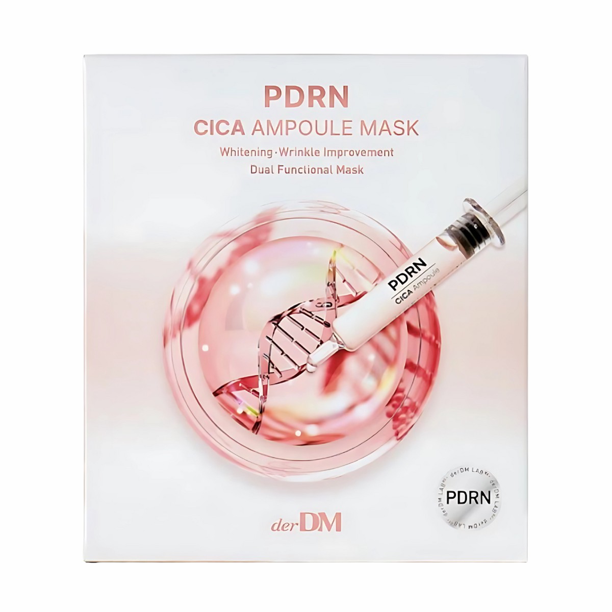 derDM PDRN Cica Ampoule Mask 30ml x 5 Sheets Set