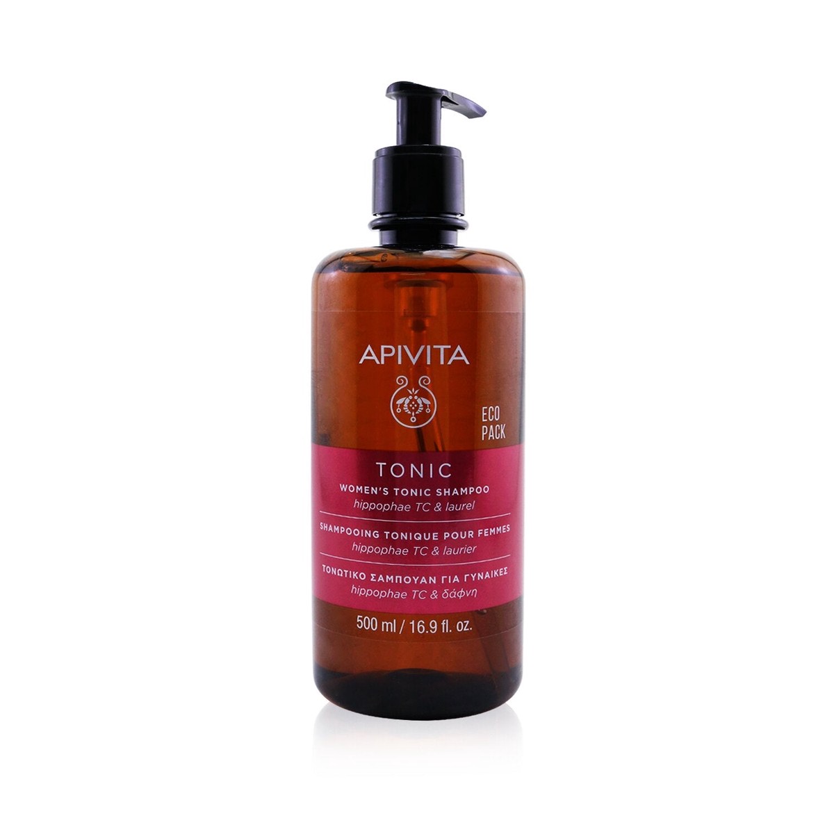 Apivita Womens Tonic Shampoo with Hippophae TC Laurel (Helps Improve Hair Thickness) 500ml169oz