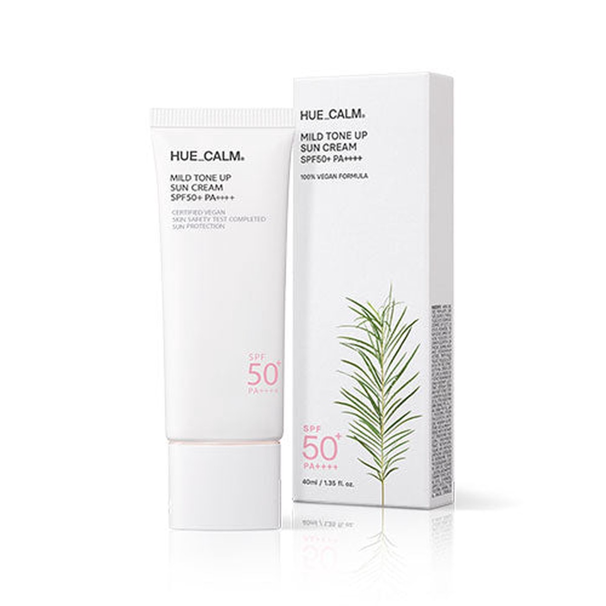 HUECALM MILD TONE UP SUN CREAM SPF50PA 40ml (VEGAN)