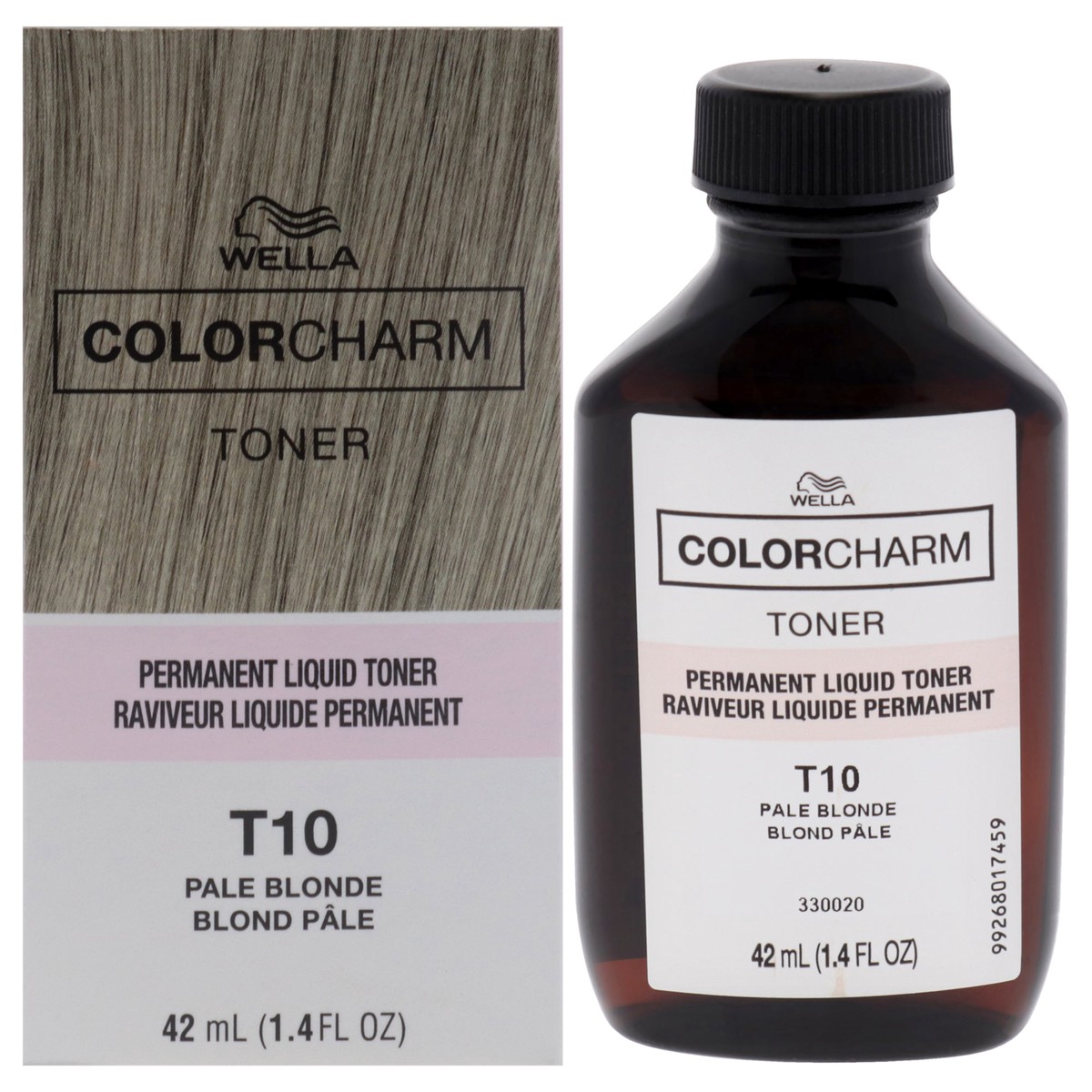 Wella Color Charm Permanent Liquid Toner - T10 Pale Blonde by Wella for Unisex - 14 oz Toner