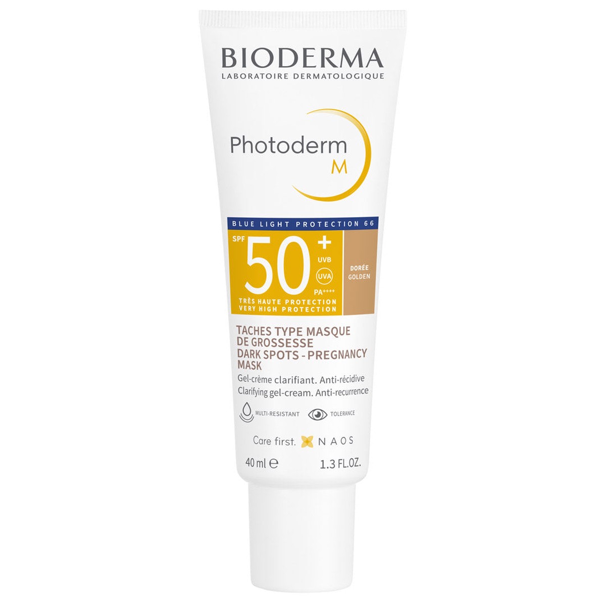 Bioderma Photoderm M SPF50 Golden Tint-Gel Cream Sunscreen for Dark Spots and Melasma