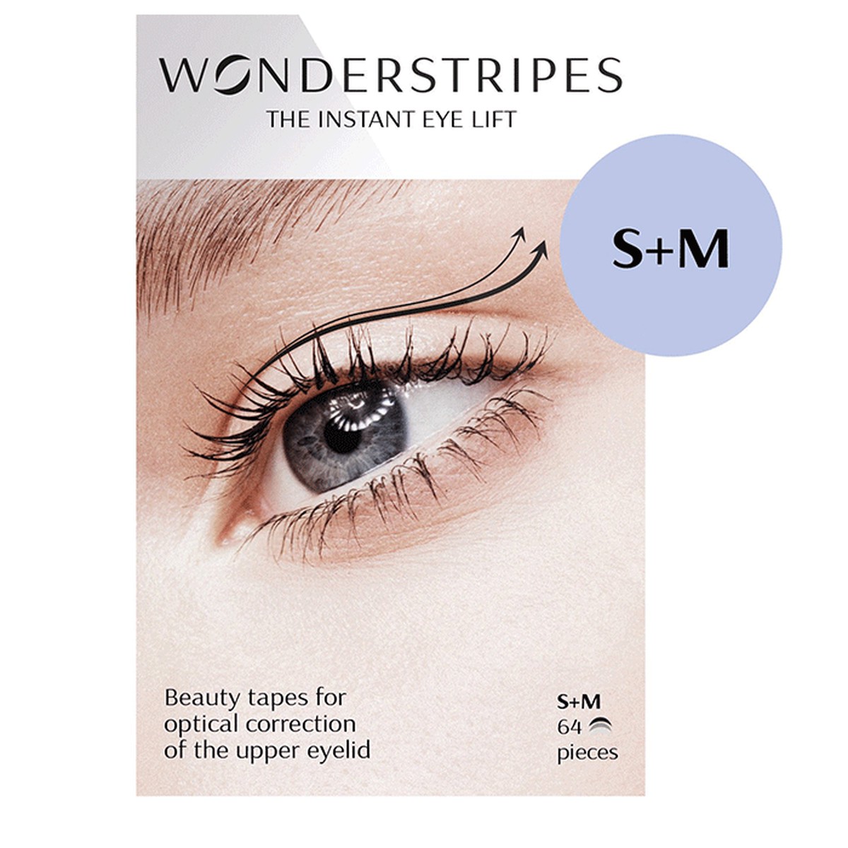 WONDERSTRIPES (SM) Beauty Patches - orginal upper eyelid lifting tape 2 x 32 patches