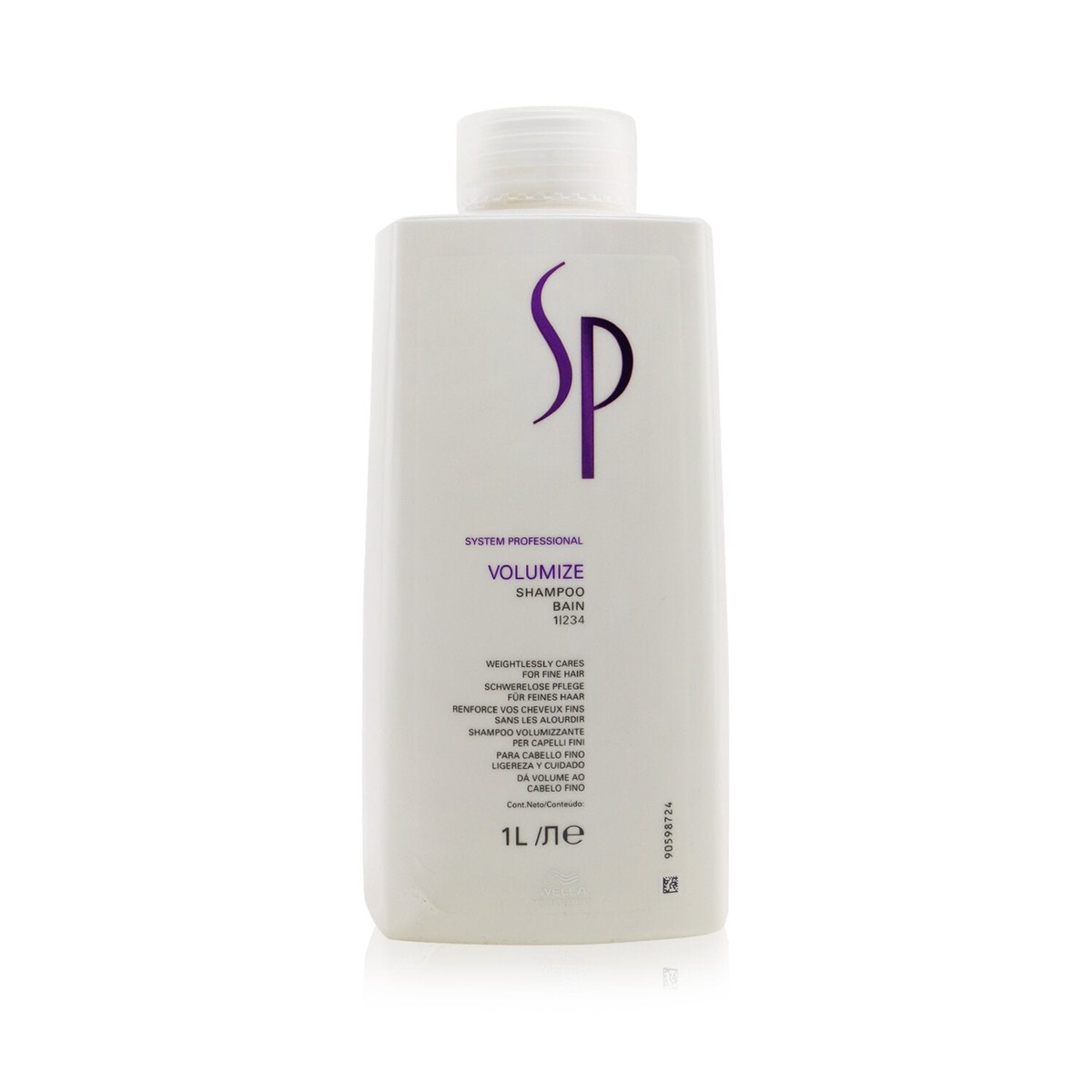 Wella SP Volumize Shampoo - For Fine Hair (Bottle Slightly Crushed) 1000ml338oz