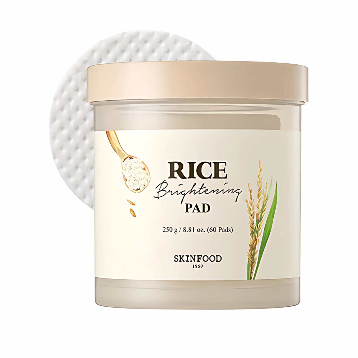 SKINFOOD Rice Brightening Pad 250g 60ea
