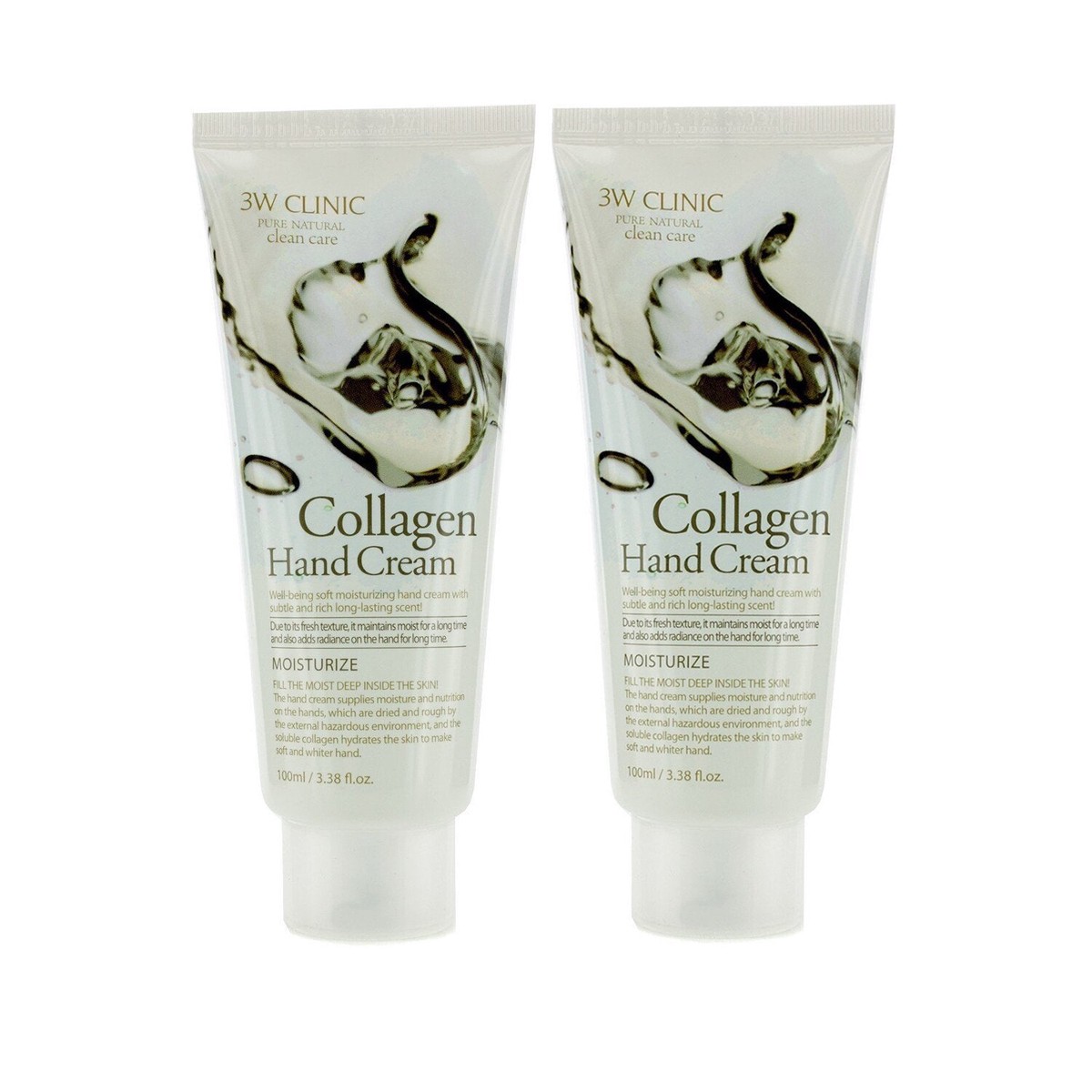 3W Clinic Hand Cream Duo Pack - Collagen 2x100ml338oz