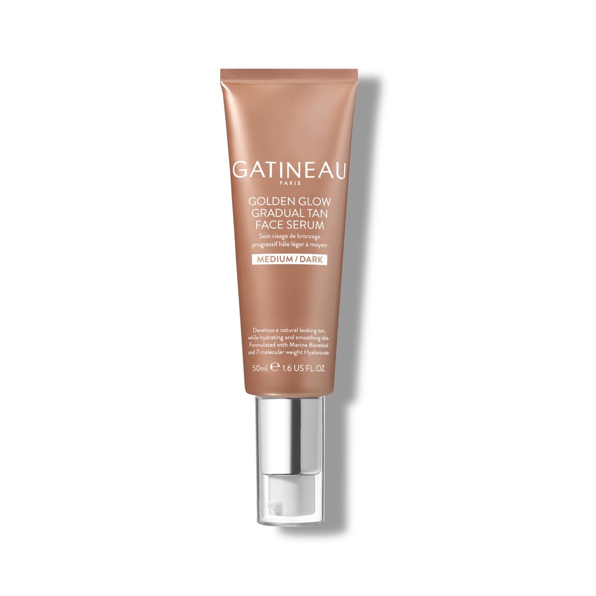 Gatineau Golden Glow Gradual Tan Face Serum MediumDark 50ml