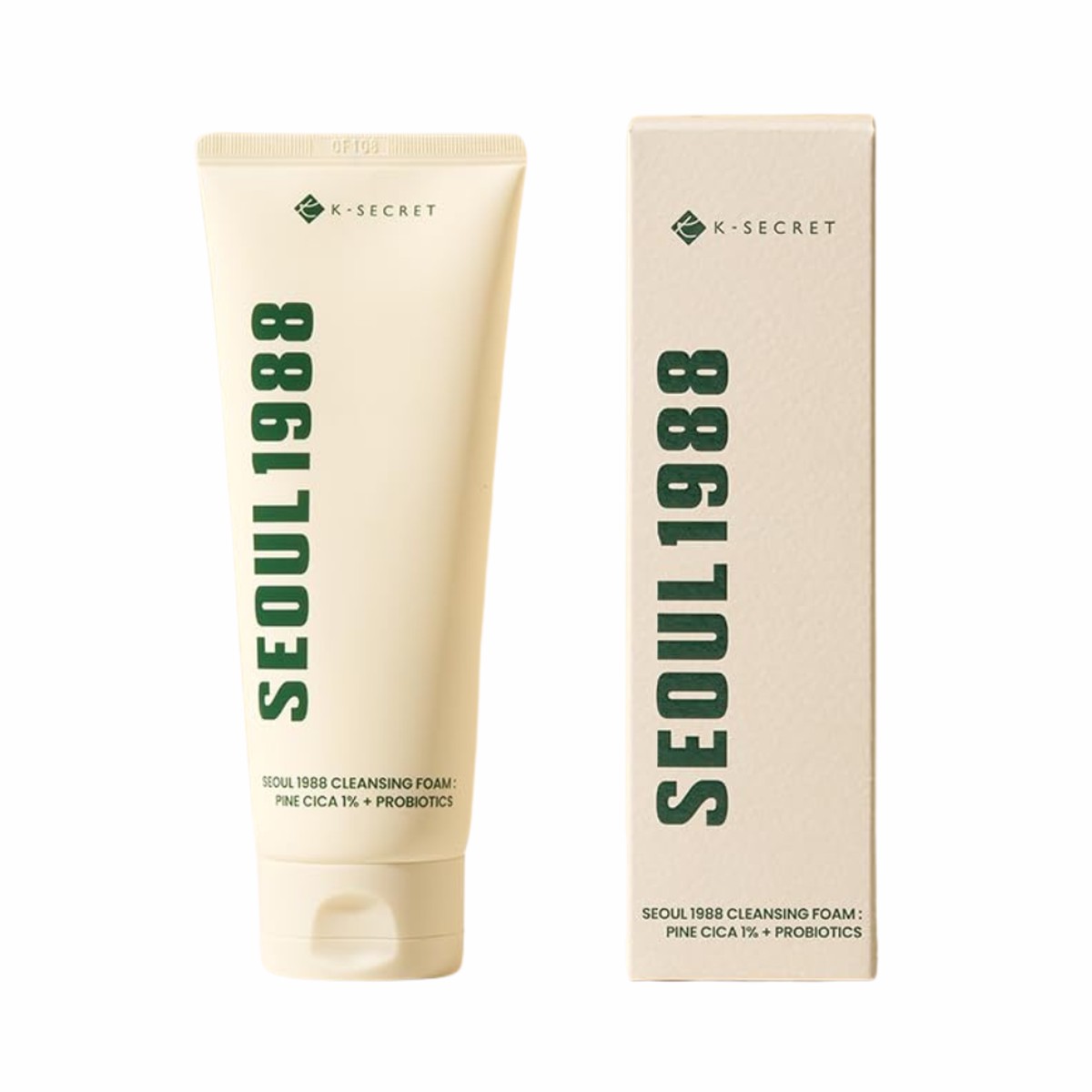 K-SECRET SEOUL 1988 Cleansing Foam Pine Cica 1 Probiotics 150ml