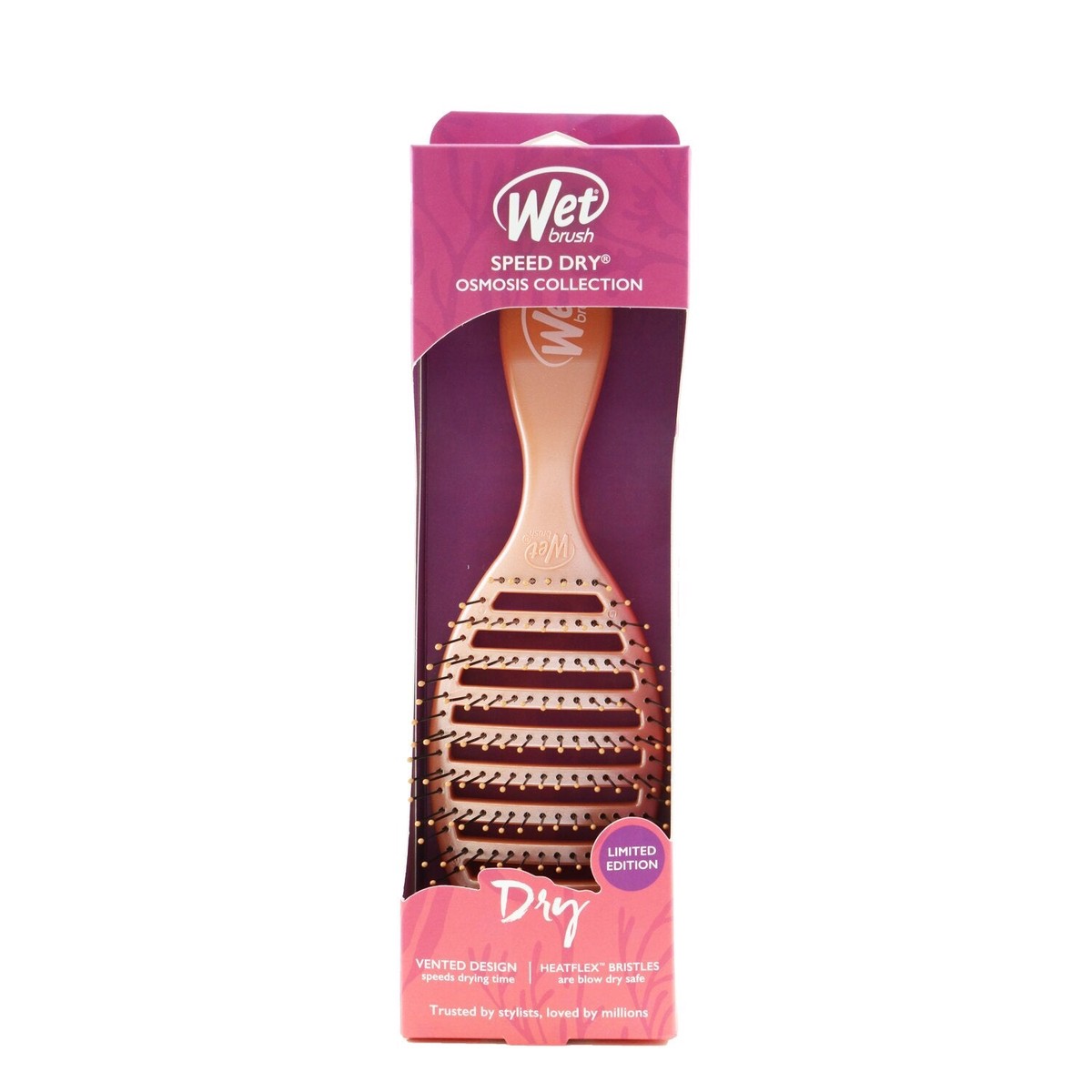 Wet Brush Speed Dry Detangler Osmosis Collection - Coral (Limited Edition) 1pc