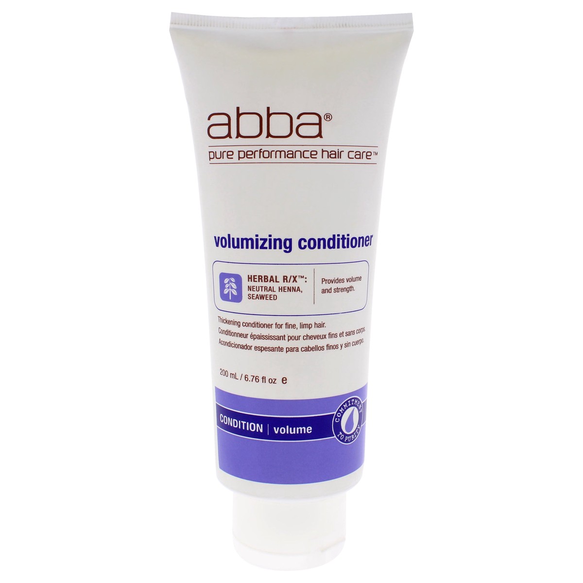 ABBA Pure Volume Conditioner by ABBA for Unisex - 676 oz Conditioner