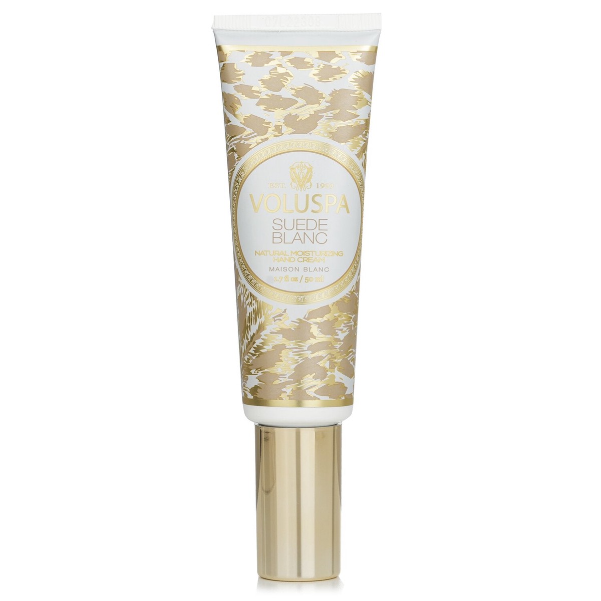 Voluspa Suede Blanc Hand Cream - Buttery Sueded Leather Amber and Cedar 50ml17oz