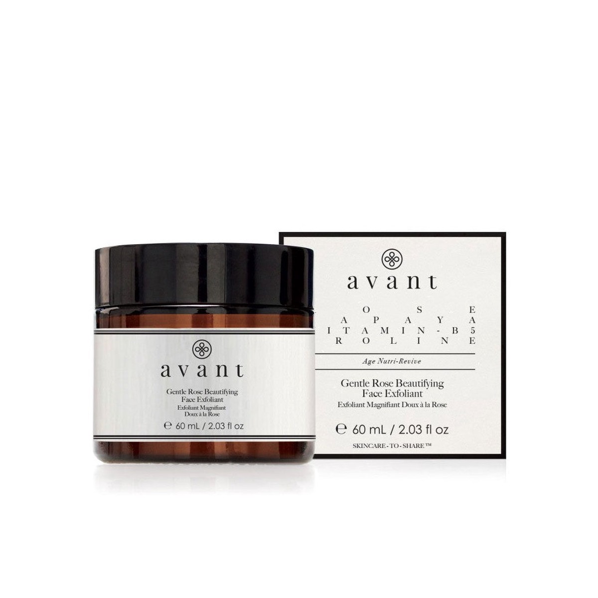 Avant Skincare Gentle Rose Beautifying Face Exfoliant