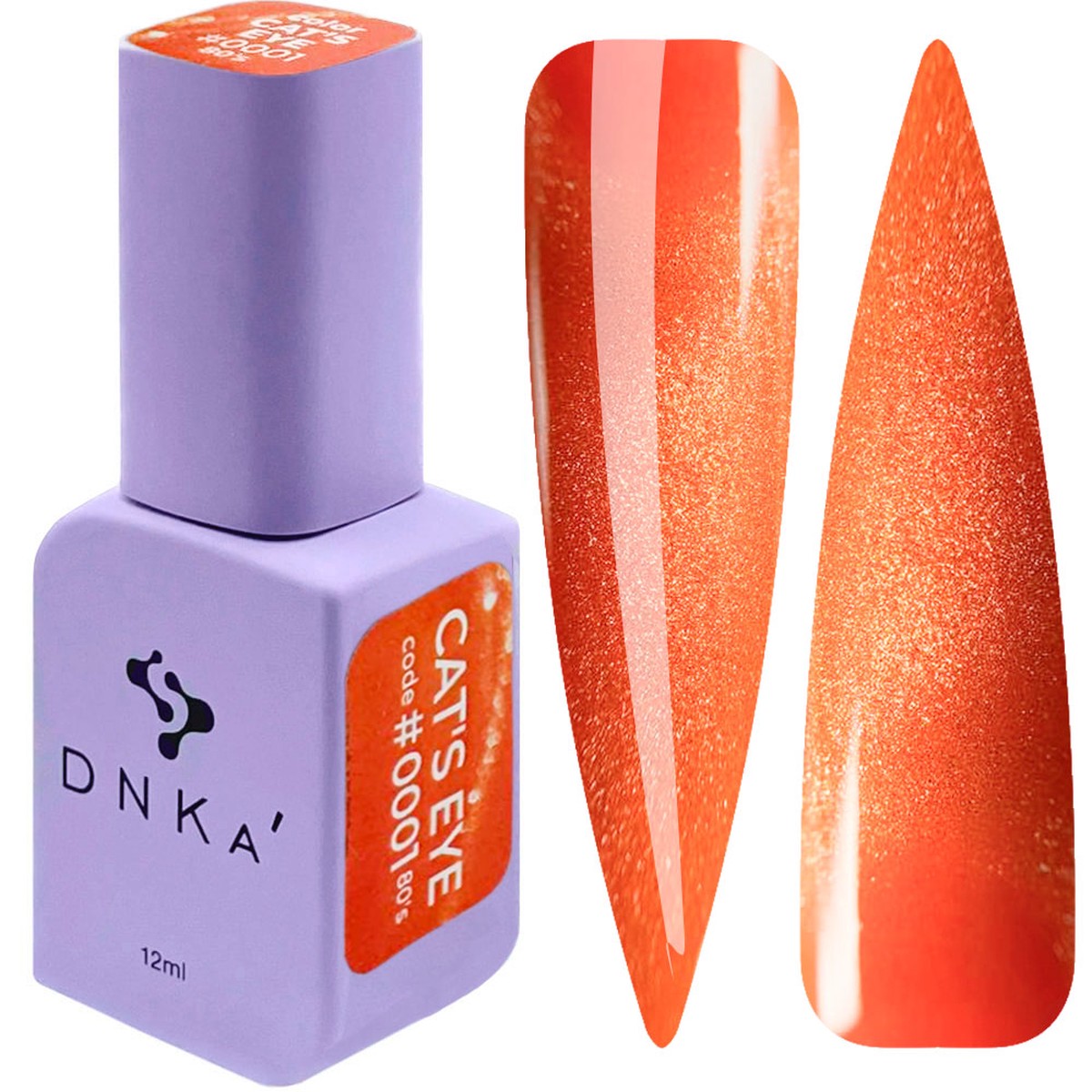 0001 Color Gel Polish DNKa 80s Cat Eye Collection