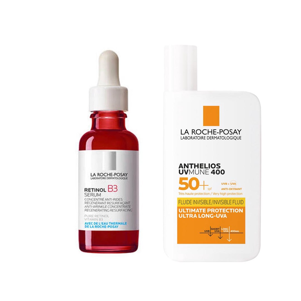 La Roche-Posay Anti-Wrinkle Correct Protect Duo Set Retinol Serum SPF50