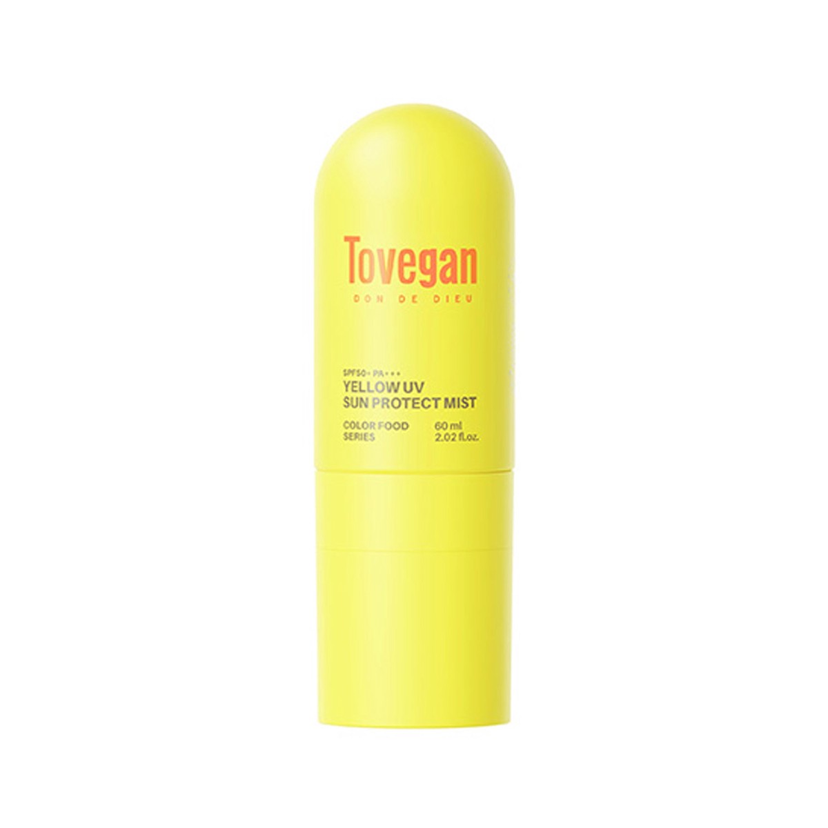 Tovegan Colorfood Series Yellow UV Sun Protect Mist SPF50 PA 60ml