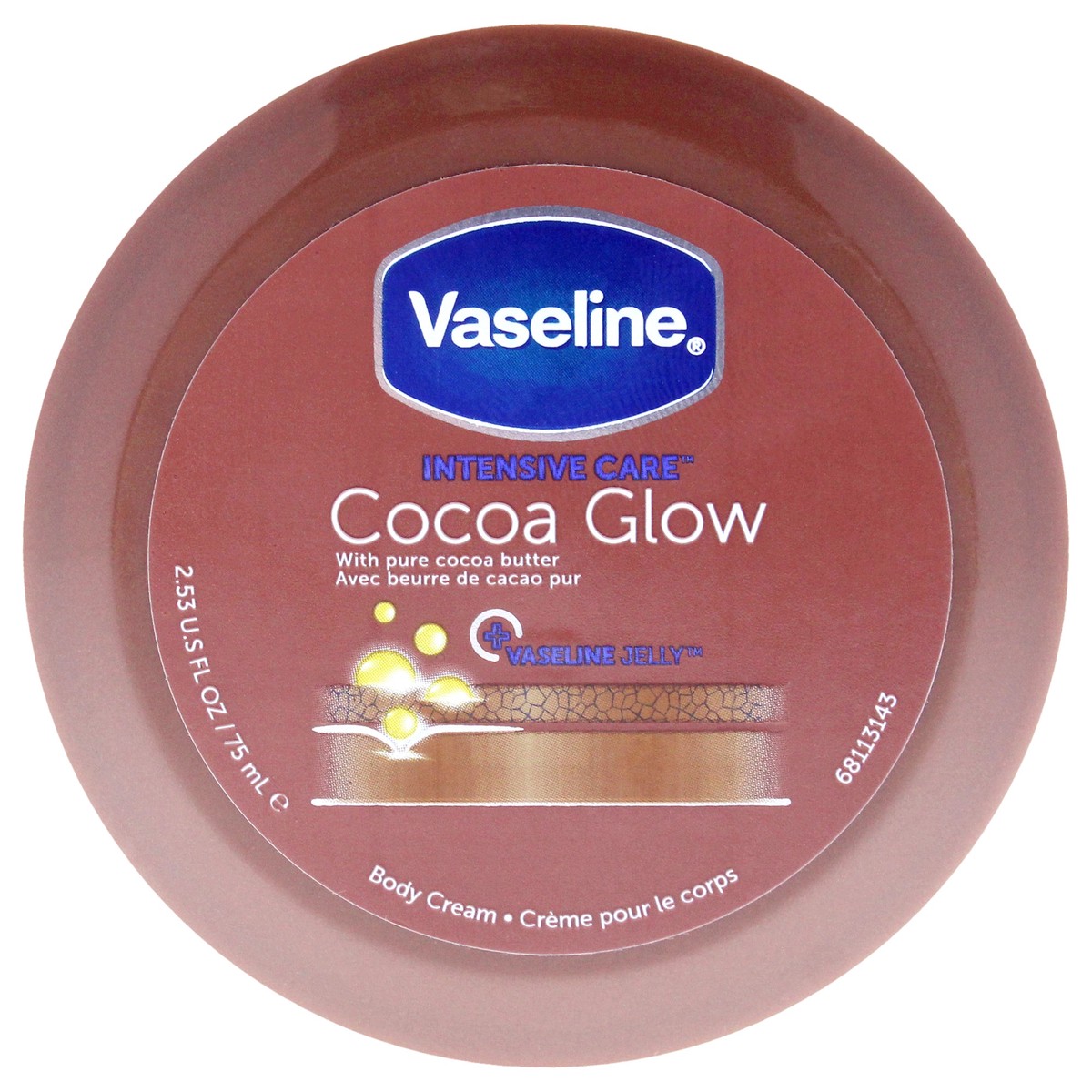 Vaseline Intensive Care Glow Body Cream - Cocoa by Vaseline for Unisex - 253 oz Body Cream