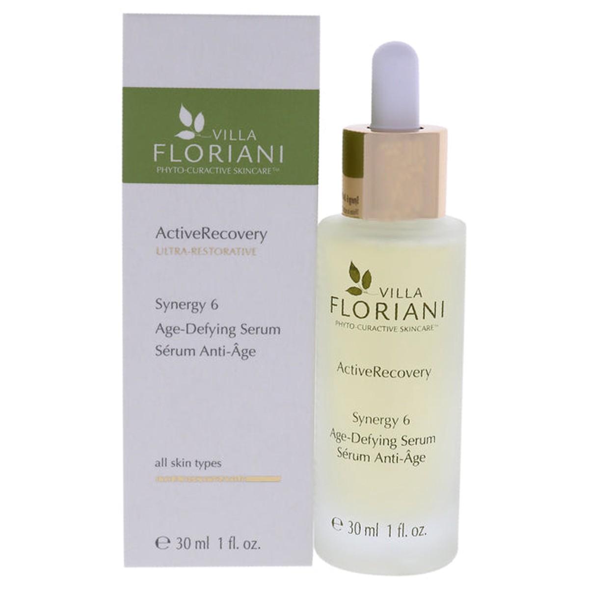 Villa Floriani ActiveRecovery Energy 6 Age-Defying Serum by Villa Floriani for Unisex - 1 oz Serum