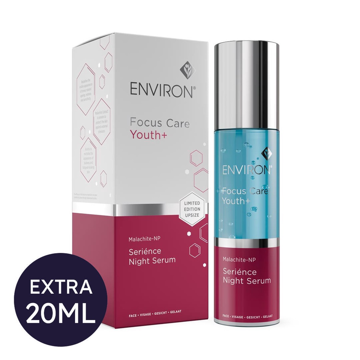 Environ Focus Care Youth Serience Night Serum - Limited Edition Sizeup